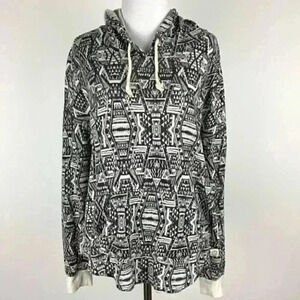 LA Hearts hooded top size M geometric Streetwear